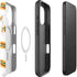 Bouffants and Broken Hearts Cute Burgers iPhone 16 Plus Magsafe Impact Case